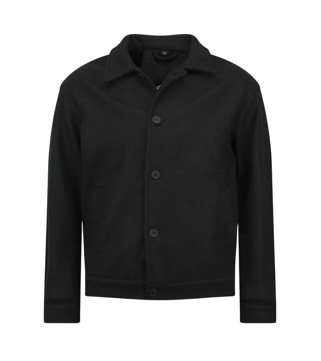 Enos Herrenjacke – Mittelschwere Herrenjacke – Herren Overshirt – 528 – Schwarz