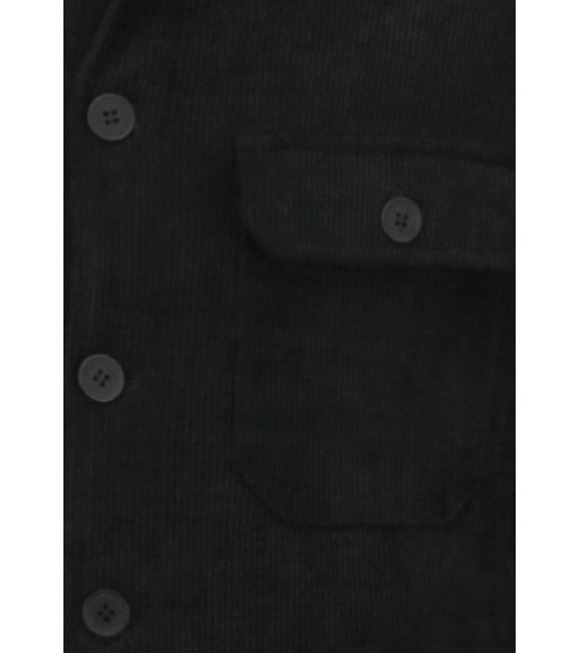 Enos Flanellhemd für Herren mit Taschen – Herrenjacke – Mittelschwere Herrenjacke – 520 – Schwarz