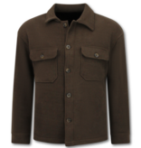 Enos Flanellhemd für Herren mit Taschen – 520 – Dunkelbraun