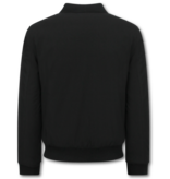 Enos Schicke Baseballjacke – Herrenjacke, mittelschwer – 8862 – Schwarz