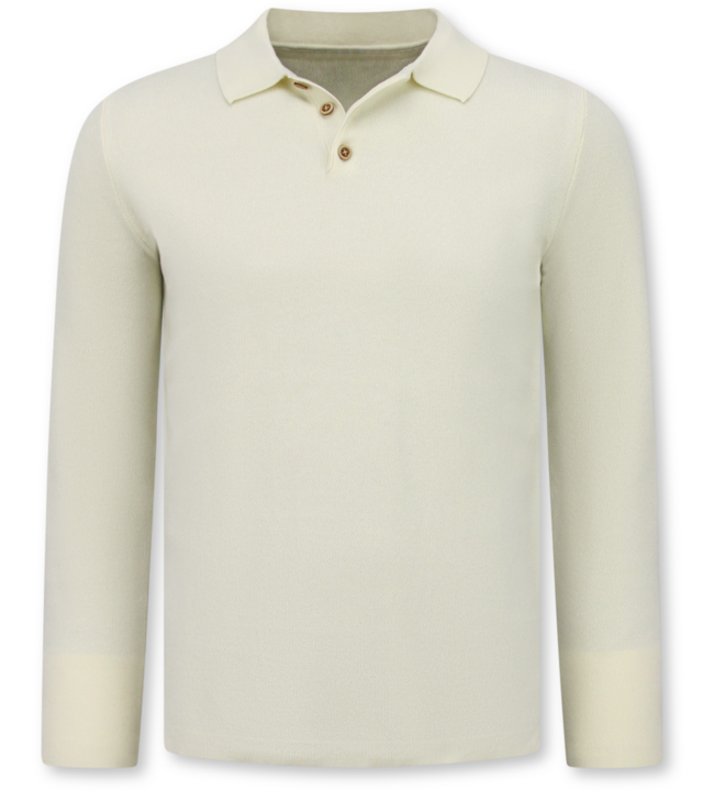 Enos  Herrenpullover – Eleganter Herrenpullover mit Polokragen – 536 – Beige