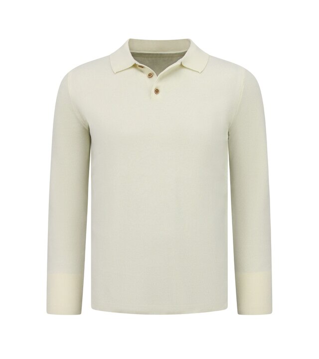 Enos  Herrenpullover – Eleganter Herrenpullover mit Polokragen – 536 – Beige