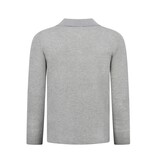 Enos  Herrenpullover - Herren Langarm Poloshirt - 536 -  Grau