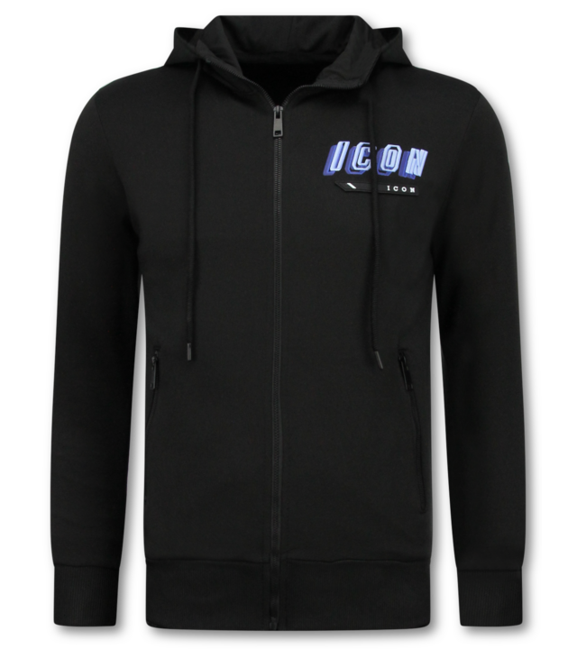 TopStar Herren Trainingsanzug – ICON Trainingsanzug – Jogginganzug für Erwachsene – Home Anzug – Herren Set – 5732 – Schwarz/Blau