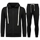 ICON Home Suit – Herren Trainingsanzug – Jogginganzug für Erwachsene – Trainingsanzug – 11765 – Schwarz