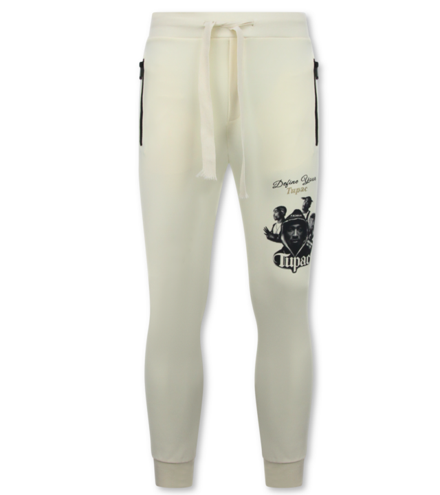 TopStar 2Pac Trainingsanzug Hoodie für Herren – Tupac Trainingsanzug Hoodie – Heimtrainer für Herren (Erwachsene) – 672 – Gelb/Beige