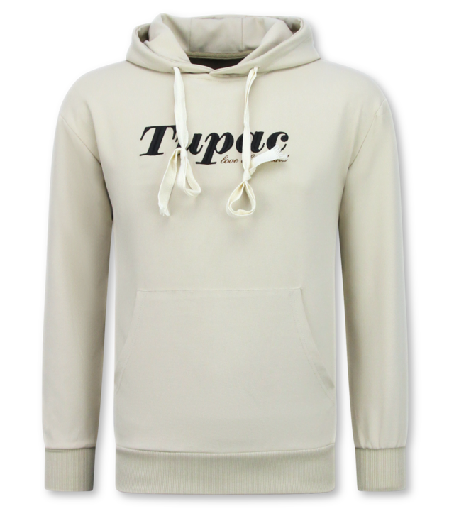 TopStar Tupac Trainingsanzug – 2Pac Jogginganzug mit Kapuze für Herren – Heimtrainer für Herren (Erwachsene) – 663 – Braun