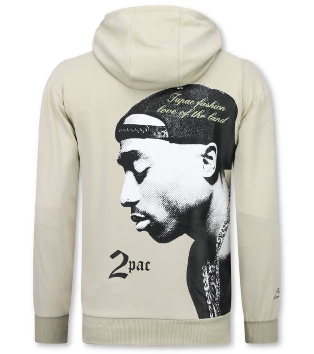 TopStar Tupac Trainingsanzug – 2Pac Jogginganzug mit Kapuze für Herren – Heimtrainer für Herren (Erwachsene) – 663 – Braun