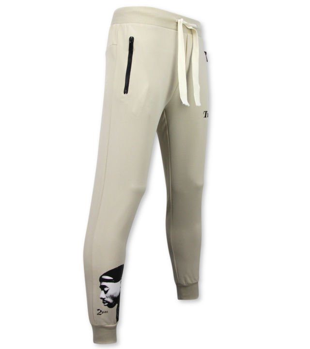 TopStar Tupac Trainingsanzug – 2Pac Jogginganzug mit Kapuze für Herren – Heimtrainer für Herren (Erwachsene) – 663 – Braun