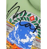 True Rise Oversized Hoodie für Herren mit Kapuze – Marokkanisches Muster – Dick gewebt – 5818 – Grün