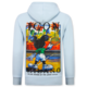 Oversized Hoodie für Herren mit Kapuze – ICON Milano Print – Dick gewebt – 5812 – Hellblau