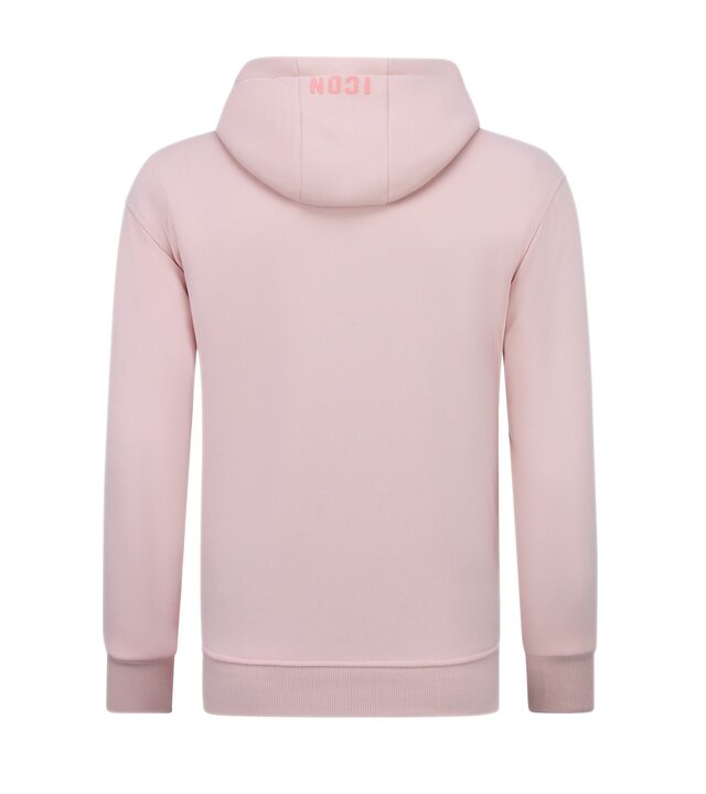 True Rise Oversized Hoodie für Herren mit Kapuze   ICONS Basic   Dick gewebt   5808   Rosa