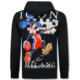 Oversized Hoodie für Herren mit Kapuze – ICON Puzzle Milano Print – Dick gewebt – 5811 – Schwarz