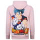 Oversized Hoodie für Herren mit Kapuze – Dragon Ball Print – Dick gewebt – 5682 – Pink