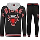 Chicago Bulls Herren Trainingsanzüge – Herren Jogginganzug – Herren Heimanzug für Erwachsene – 5591 – Schwarz/Rot