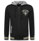 TopStar Chicago Bulls Herren Trainingsanzüge – Herren Jogginganzug – Herren Heimanzug – 5591 – Schwarz/Gelb