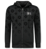 TopStar Dik Jogginganzug für Herren – Teddy Trainingsanzug für Herren – 5308 – Schwarz