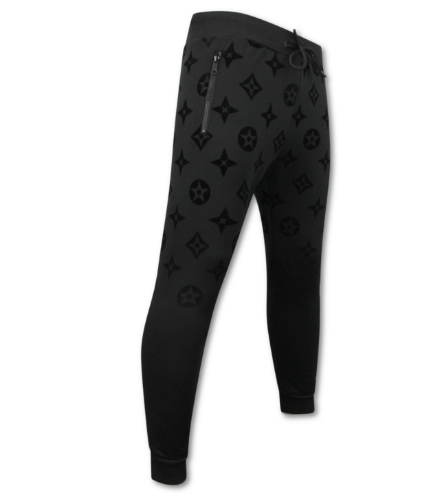 TopStar Dik Jogginganzug für Herren – Teddy Trainingsanzug für Herren – 5308 – Schwarz