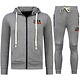 Dick gewebter Jogginganzug für Herren ICON   Trainingsanzug   Heimanzug für Erwachsene   11986   Grau