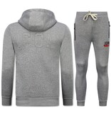 TopStar Dick gewebter Jogginganzug für Herren ICON   Trainingsanzug   Heimanzug für Erwachsene   11986   Grau