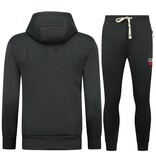 TopStar Dick gewebter Jogginganzug für Herren ICON   Trainingsanzug   Heimanzug für Erwachsene   11986   Schwarz