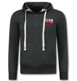 TopStar Dick gewebter Jogginganzug für Herren ICON   Trainingsanzug   Heimanzug für Erwachsene   11986   Schwarz