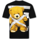 Herren-T-Shirt mit Aufdruck – Oversize-Herren-T-Shirt – Lustige Herren-T-Shirts – Lustige Shirts mit Bärenmotiv – 1960 – Schwarz
