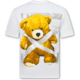 Lustige Herren-T-Shirts – Oversize-Herren-T-Shirt – Herren-T-Shirt mit Aufdruck – Lustiges Bären-Shirt (1960) – Weiß