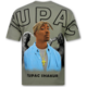 Oversized Herren-T-Shirt – Tupac Shakur – Bedrucktes Herren-T-Shirt – 2Pac-T-Shirt – 1791 – Grau