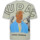 Tupac Shakur – Oversized Herren-T-Shirt – Herren-T-Shirt mit Aufdruck – 2Pac-T-Shirt mit Aufdruck – 1791 – Beige