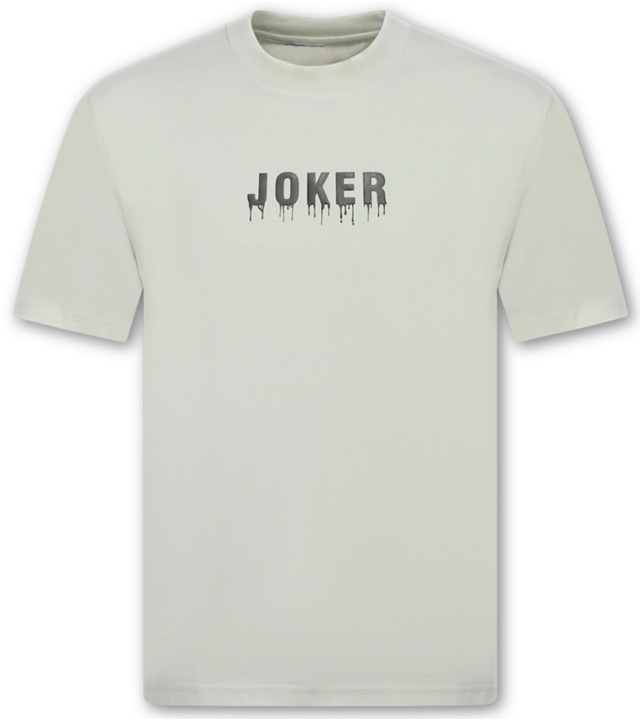 True Rise Joker-T-Shirt mit Aufdruck – Herren-T-Shirt mit Aufdruck – Oversize-Herren-T-Shirt – Lustiges Shirt – 1796 – Grau