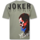 Joker-T-Shirt mit Aufdruck – Herren-T-Shirt mit Aufdruck – Oversize-Herren-T-Shirt – Lustiges Shirt – 1796 – Grün