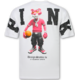 Herren-T-Shirt mit Aufdruck – Oversize-Herren-T-Shirt – Lustiges Panther-T-Shirt – 1971 – Weiß