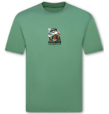 True Rise Bedrucktes Herren-T-Shirt – Lustiges Herren-T-Shirt – Oversized Herren-T-Shirt – Lustiges T-Shirt mit Hasenmotiv – 1969 – Grün