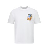 True Rise  Übergroßes Herren-T-Shirt Casablanca – Herren-T-Shirt mit Puzzle-Print – 1997 – Weiß