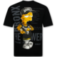 Herren-T-Shirt mit Aufdruck – Herren-T-Shirt – Lustiges Herren-T-Shirt – Lustige Simpsons-Shirts – 1982 – Schwarz