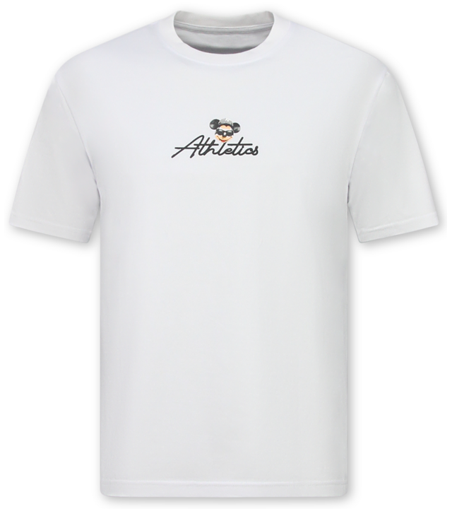 True Rise  Herren-T-Shirt – Herren-T-Shirt mit lustigem Aufdruck – Herren-T-Shirt mit Aufdruck – Lustiges Shirt mit Mausmotiv – 1975 – Weiß