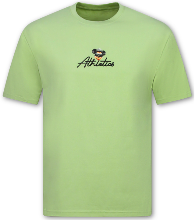 True Rise Herren-T-Shirt – Lustiges Maus-Shirt – Herren-T-Shirt mit witzigem Aufdruck – Herren-T-Shirt mit Aufdruck – 1975 – Grün