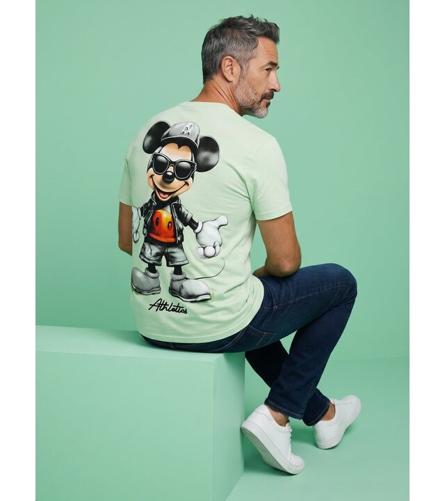True Rise Herren-T-Shirt – Lustiges Maus-Shirt – Herren-T-Shirt mit witzigem Aufdruck – Herren-T-Shirt mit Aufdruck – 1975 – Grün