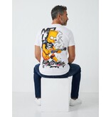 True Rise  Oversized Herren-T-Shirt – Bedrucktes Herren-T-Shirt – Lustige Herren-T-Shirts – Lustiges Simpsons-Shirt – 1991 – Weiß