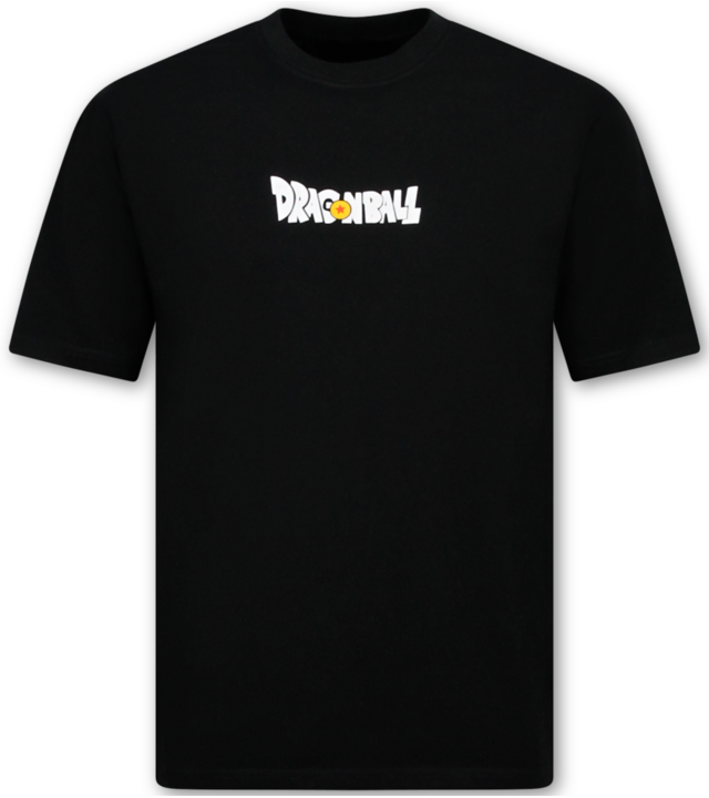 True Rise Übergroßes Herren-T-Shirt – Dragon Ball Herren-T-Shirts – Lustige Herren-T-Shirts – 1965 – Schwarz
