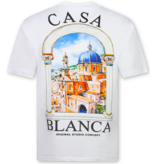True Rise Casablanca Oversized Herren-T-Shirt – Herren-T-Shirt mit Aufdruck – 1988 – Weiß