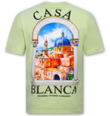 True Rise Herrenhemd – Casablanca Oversized Herren-T-Shirt – Herren-T-Shirt mit Aufdruck – 1988 – Grün