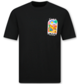 True Rise Herren-T-Shirt – Casablanca Herren-T-Shirt mit Aufdruck – Herren-T-Shirt mit Aufdruck – 1989 – Schwarz