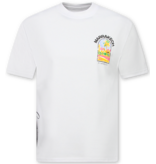 True Rise Marrakesch Herren-T-Shirt mit Aufdruck – Herren-T-Shirt mit Aufdruck – Oversized Herren-T-Shirt – 1858 – Weiß