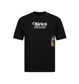 True Rise Marokkanische Herrenhemden – Herren-T-Shirt mit Aufdruck – Größe 186 – Schwarz