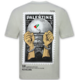 Kostenloses Palästina-Oversize-Herren-T-Shirt – Herren-T-Shirt mit Aufdruck – Größe 183 – Grau