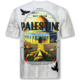 Kostenloses Palästina-Oversize-Herren-T-Shirt – Herren-T-Shirt mit Aufdruck – Größe 185 – Weiß