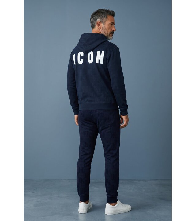 True Rise ICON Trainingsanzug für Herren – Herren-Trainingsanzug – Herren-Jogginganzug – Jogginganzug für Erwachsene – 5837 – Dunkelblau