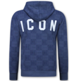 True Rise ICON Herren-Trainingsanzug – Herren-Twinset-Trainingsanzug – Jogginganzug für Erwachsene – 5837 – Blau